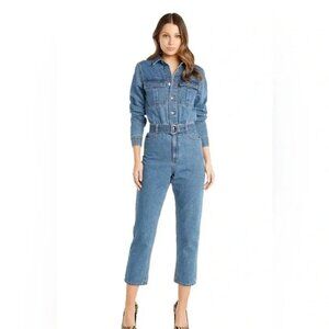 Bardot Classic Denim Jumpsuit 28